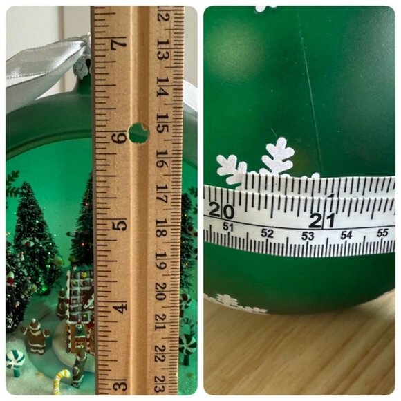 2007 Mr. Christmas Large Animated/Music/Lights Green Christmas Ornament w Box - Picture 8 of 8